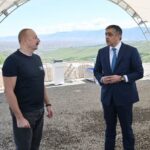 İlham Əliyev “Sarıqışlaq” SES-də tikinti işlərinin gedişi ilə tanış olub – FOTO
